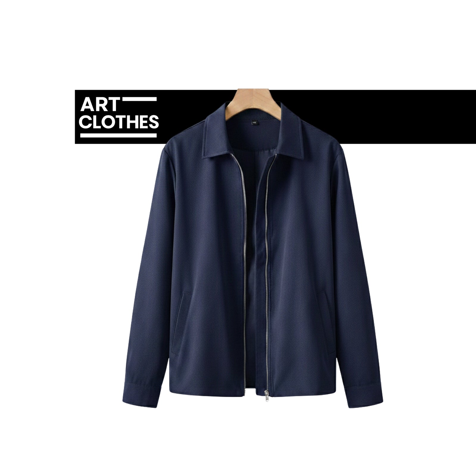 Ensemble Homme Premium – Veste zippée avec doublure intégrale & Pantalon coupe droite