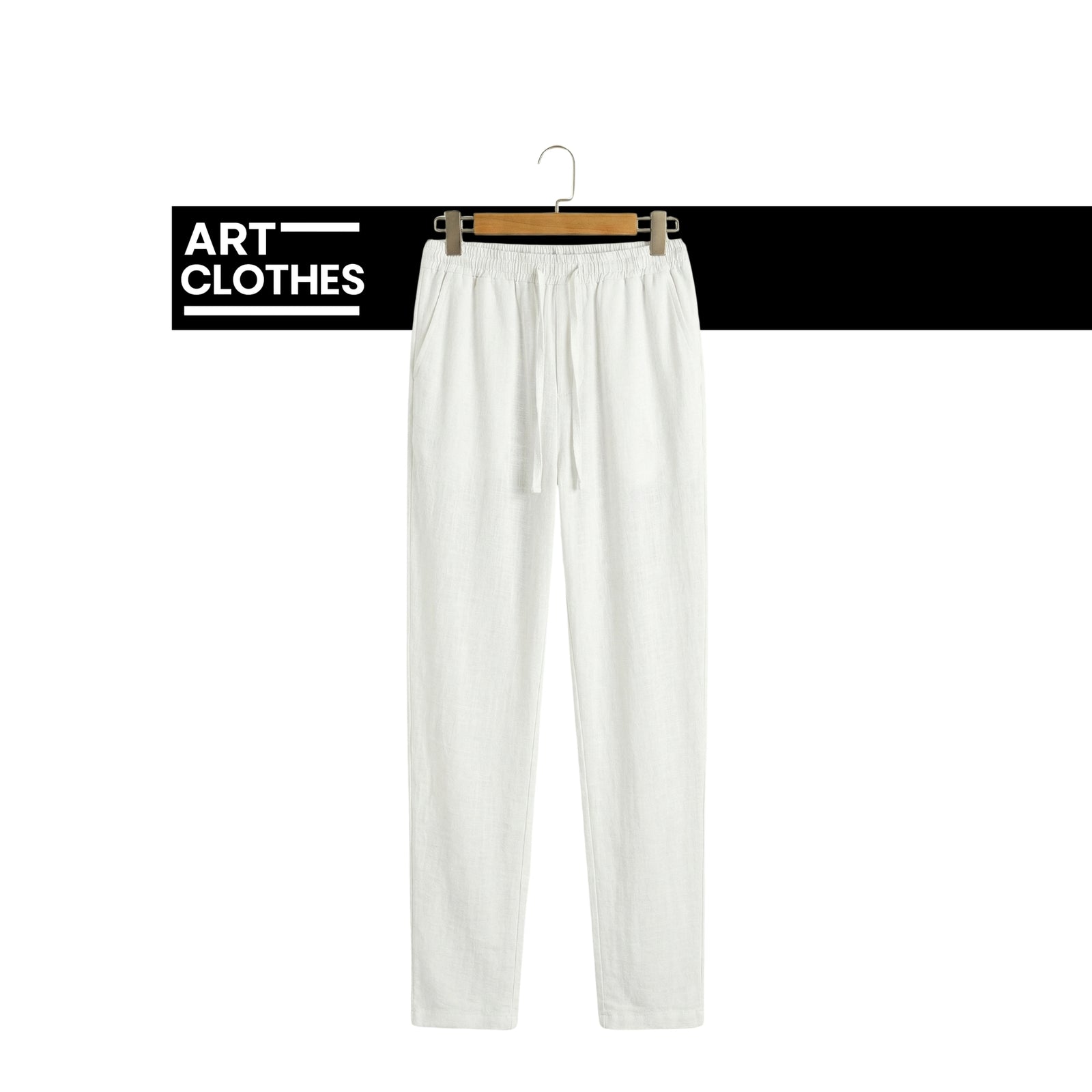 Ensemble Élégance Nature – Chemise & Pantalon en Lin (Blanc, Noir, Beige)