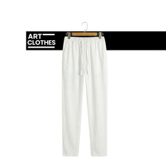 Ensemble Élégance Nature – Chemise & Pantalon en Lin (Blanc, Noir, Beige)