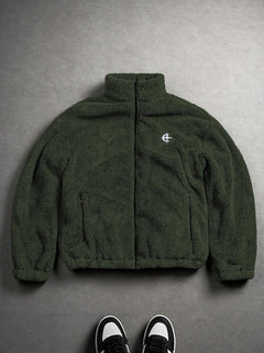 Veste casual polyvalente pour hommes, couleur unie avec broderie, automne/hiver, grunge, Noël, doublure thermique