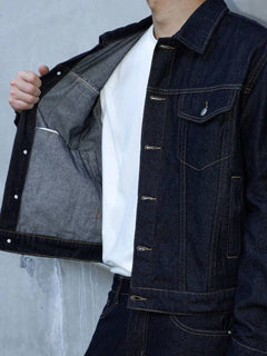 Ensemble homme en jean – Veste et pantalon bleu marine