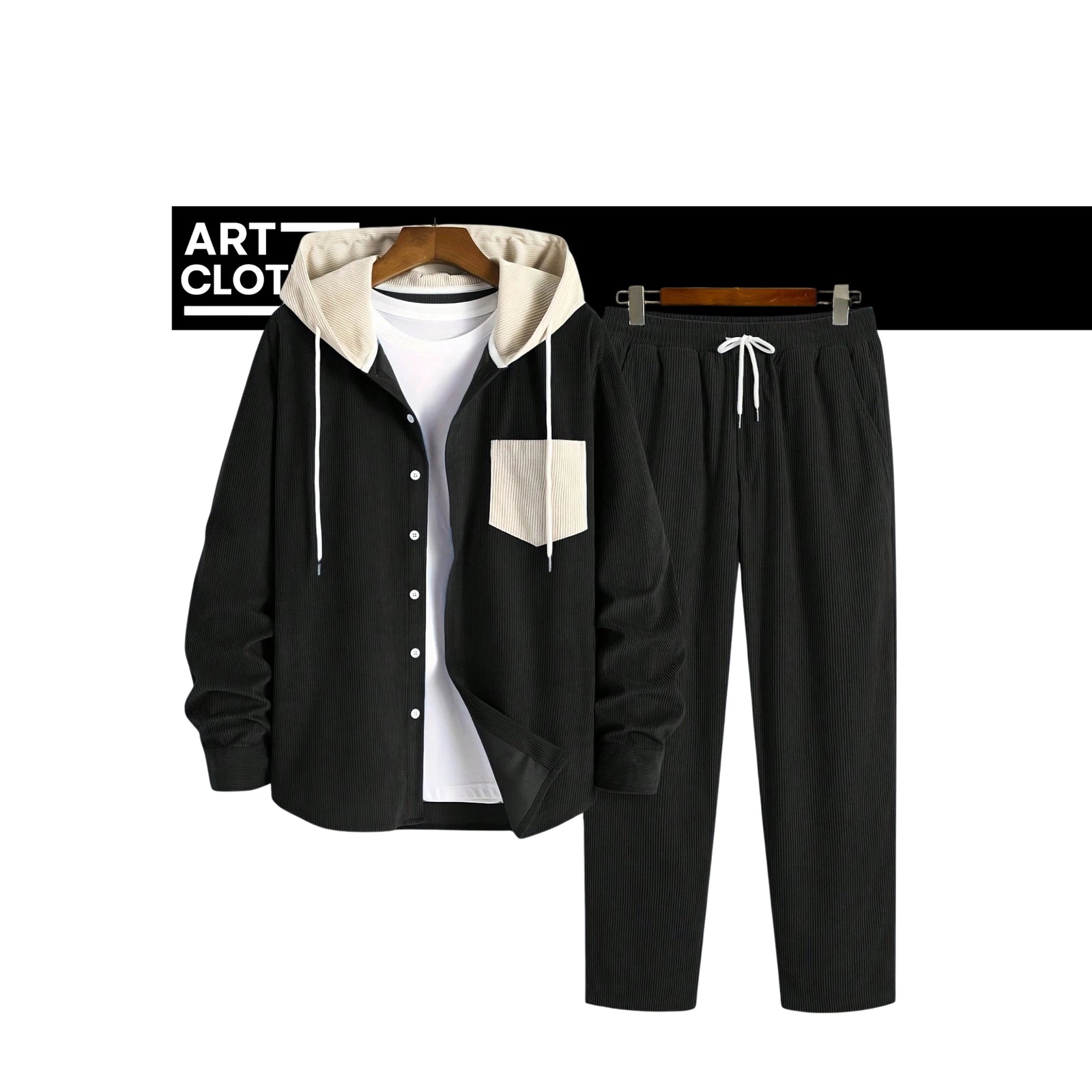 Ensemble Homme Premium 2 Pièces – Style Urbain, Confort & Élégance Toute Saison