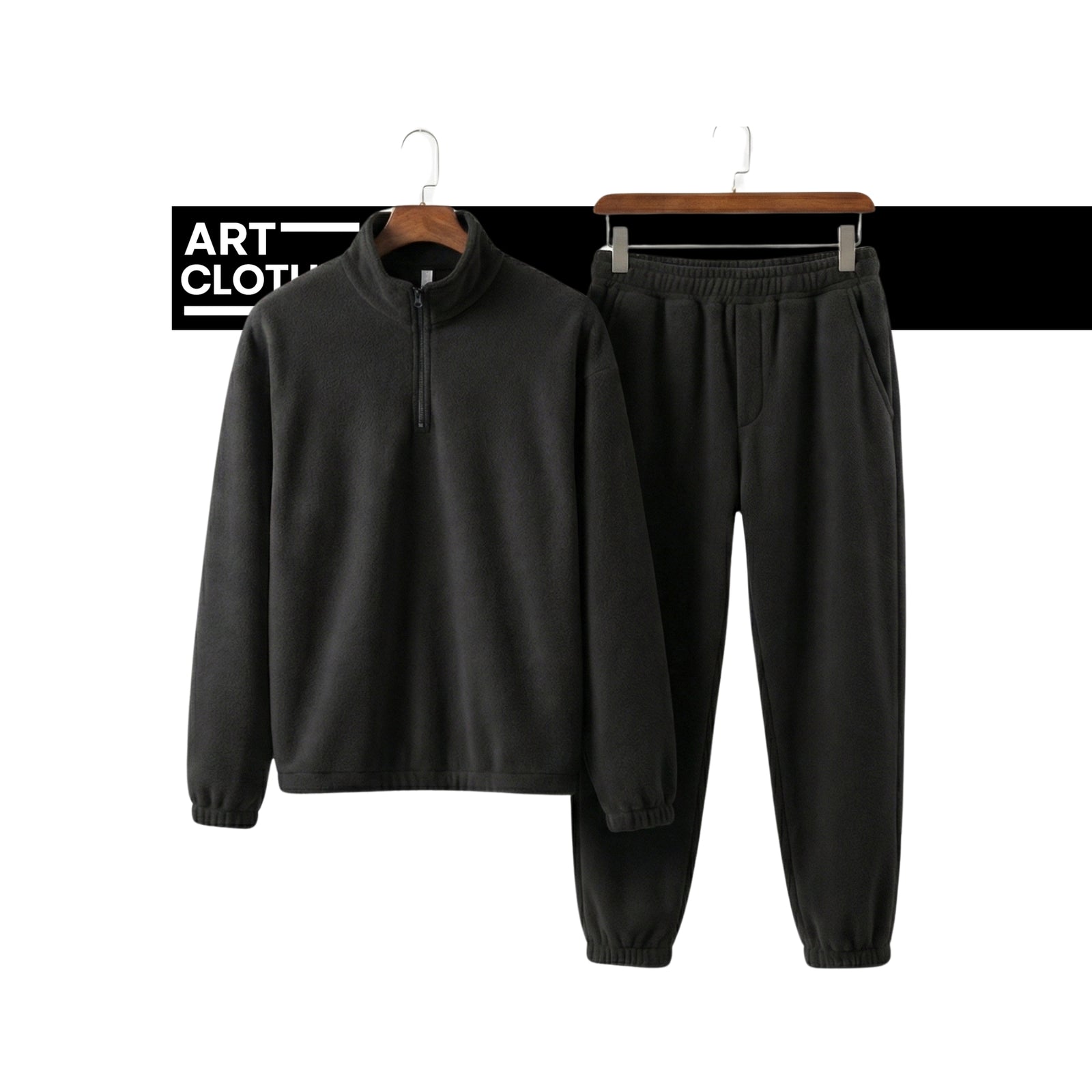 Ensemble Luxe en Polaire Premium - Edition Soft-Touch (Half-Zip)