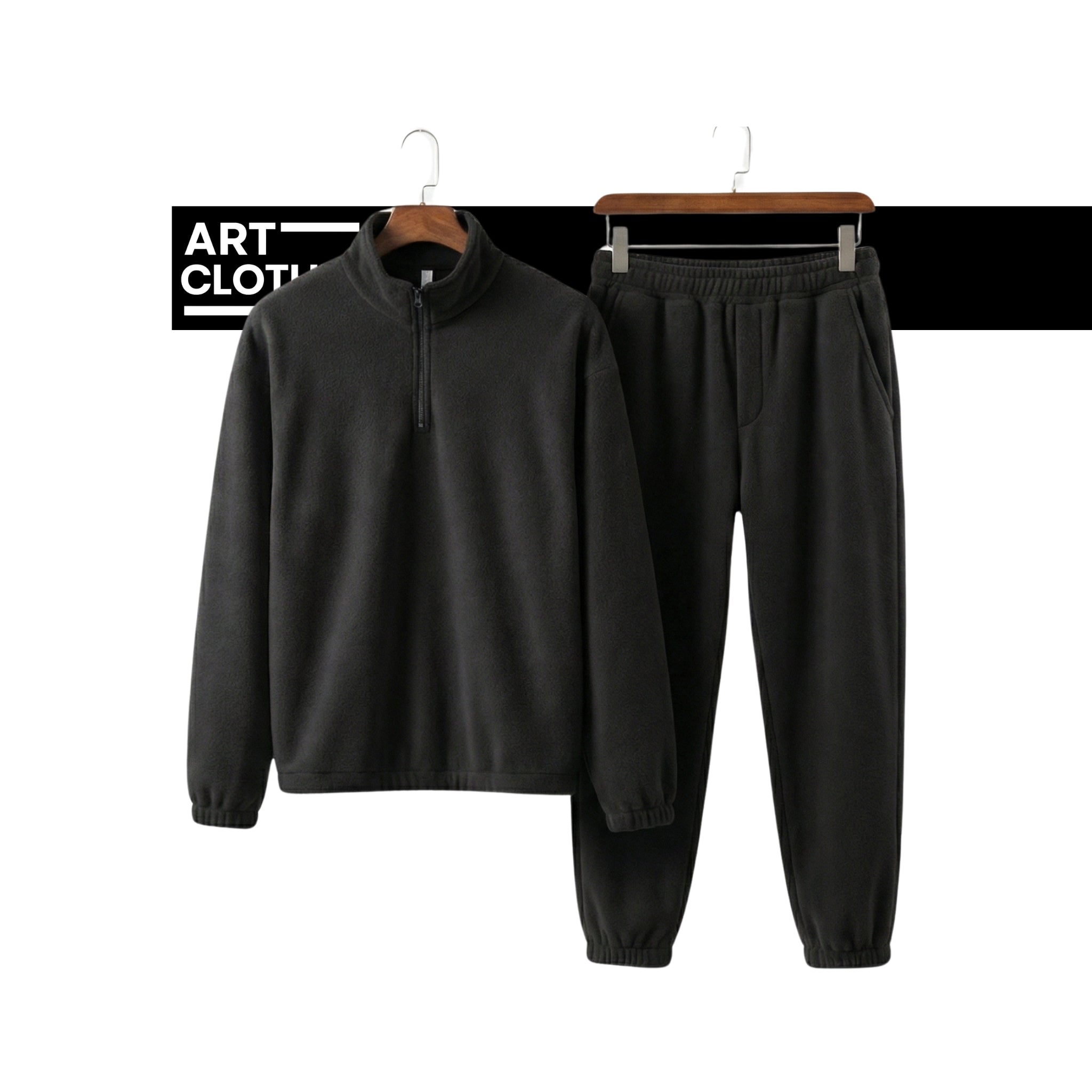 Ensemble Luxe en Polaire Premium - Edition Soft-Touch (Half-Zip)