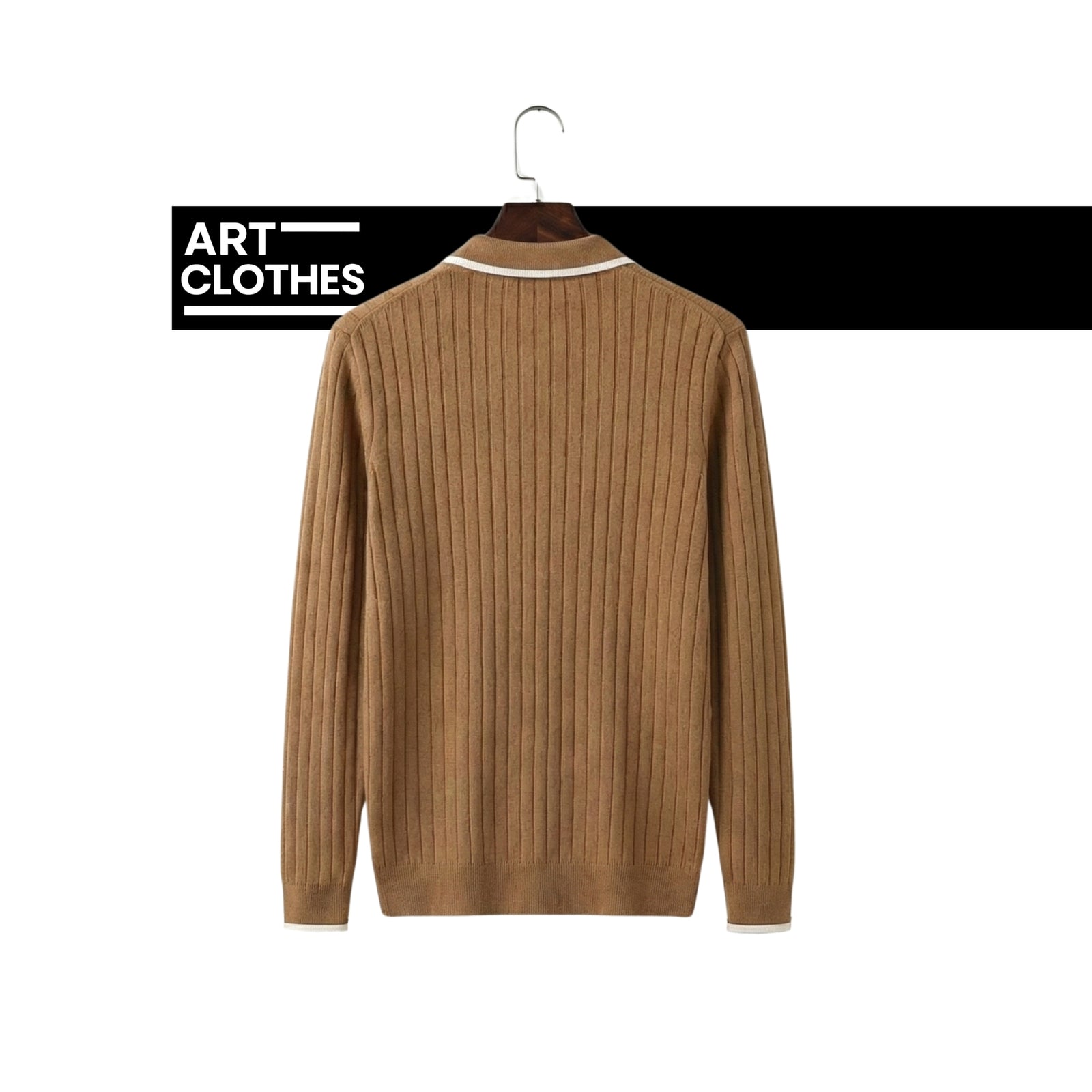 Polo en Maille Côtelée Premium – Qualité Turque