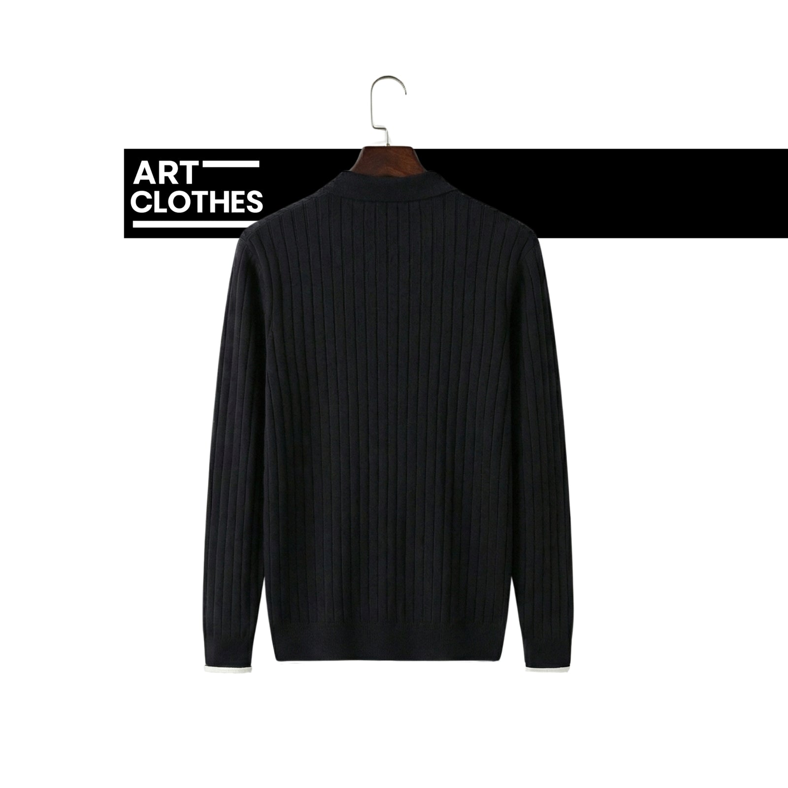 Polo en Maille Côtelée Premium – Qualité Turque