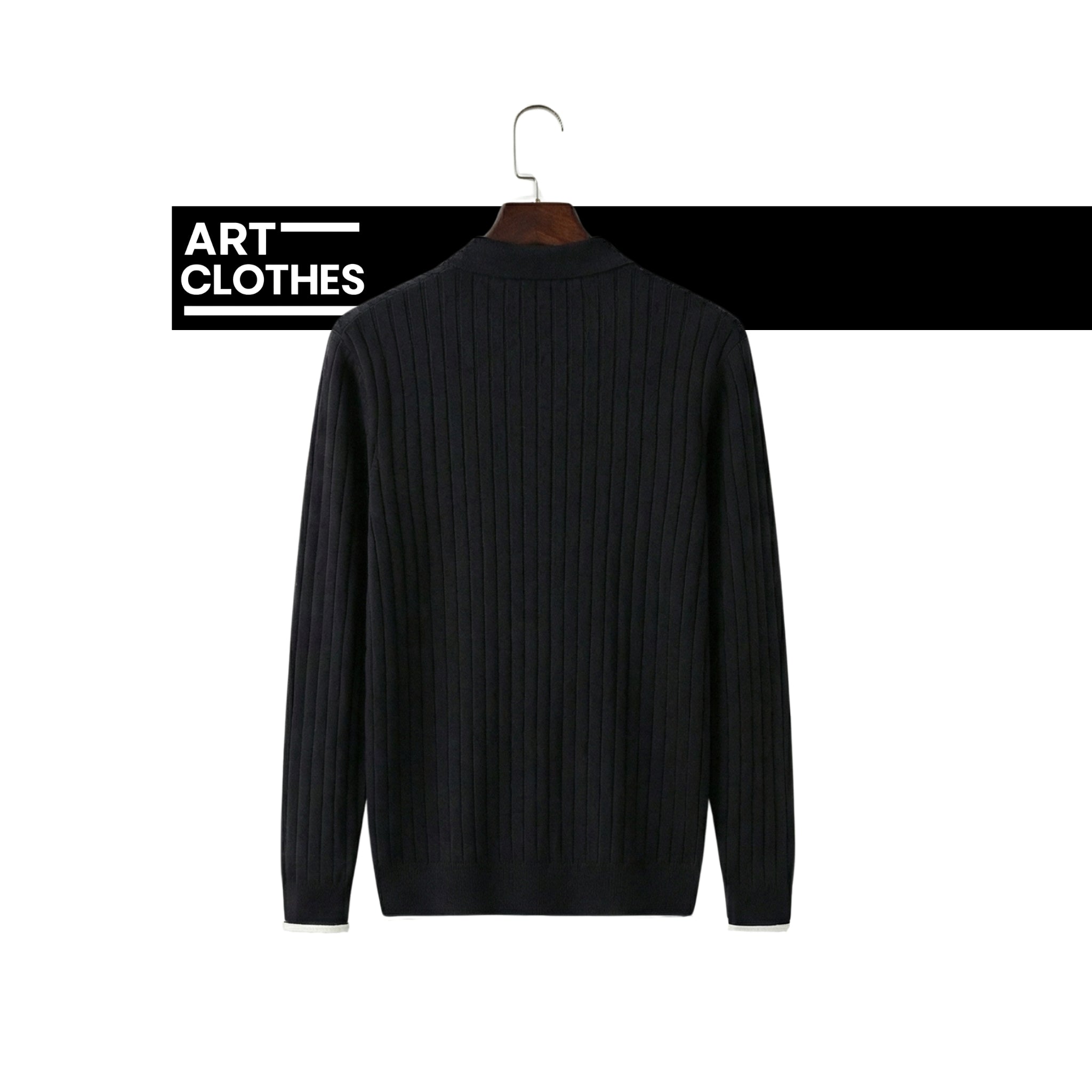 Polo en Maille Côtelée Premium – Qualité Turque