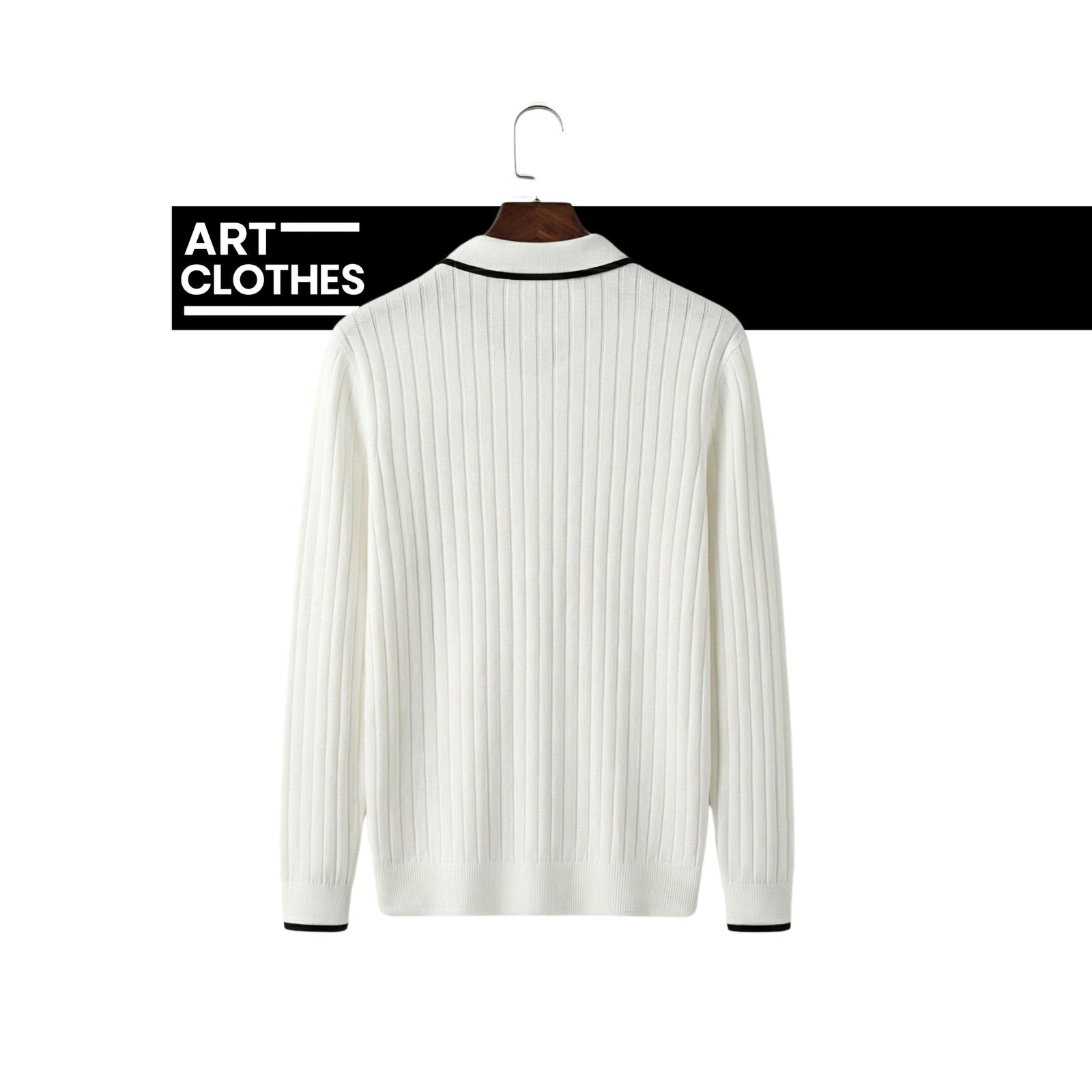 Polo en Maille Côtelée Premium – Qualité Turque