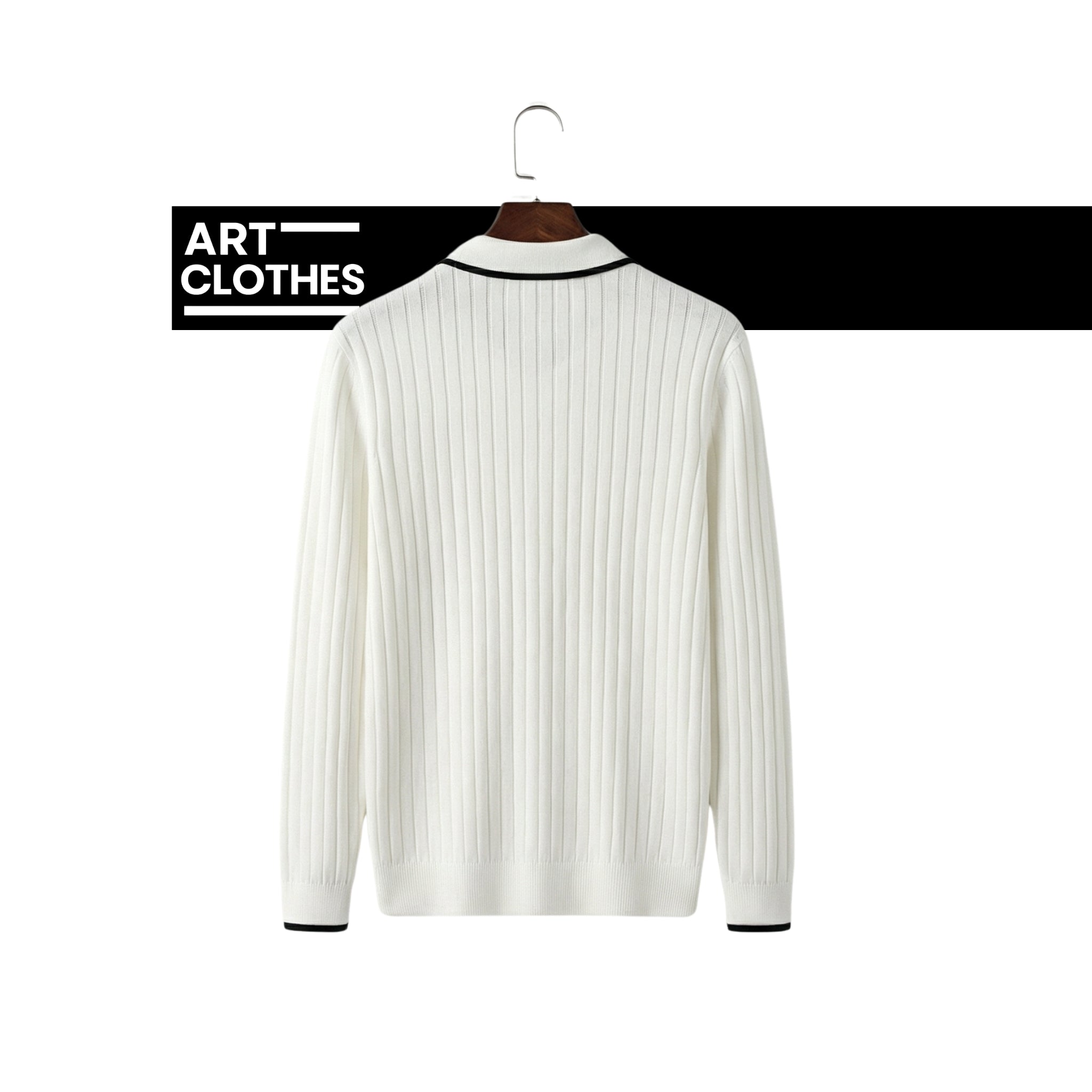 Polo en Maille Côtelée Premium – Qualité Turque